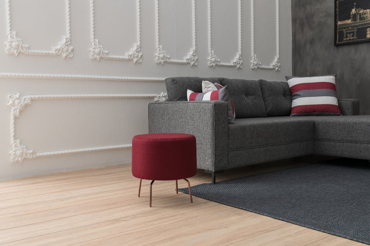 Tuffet Octo - Claret Red
