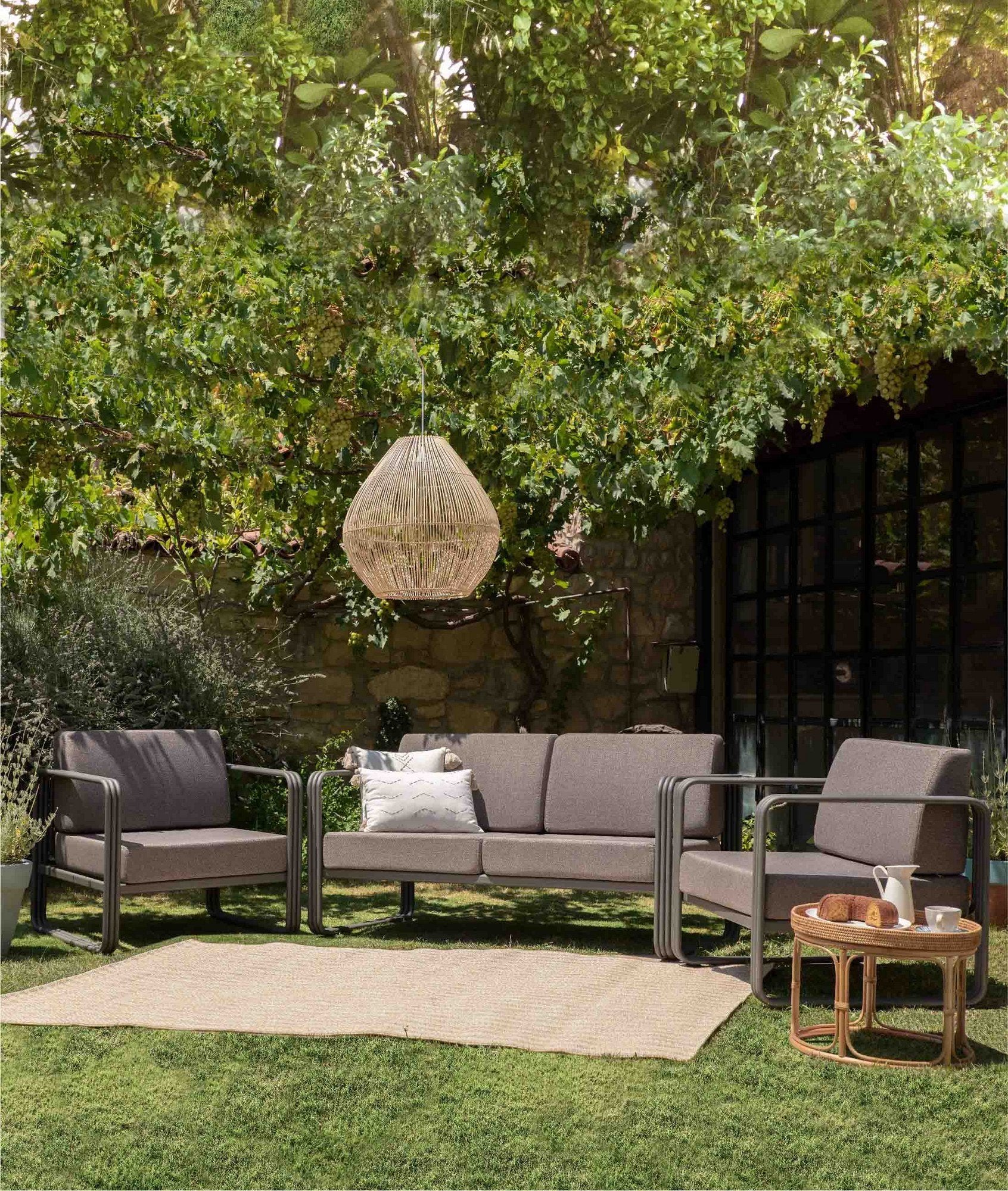 Canapé jardin de 1 place 700100 - Brown