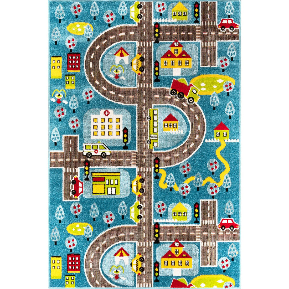 Tapis (120 x 170) Trafik - Blue