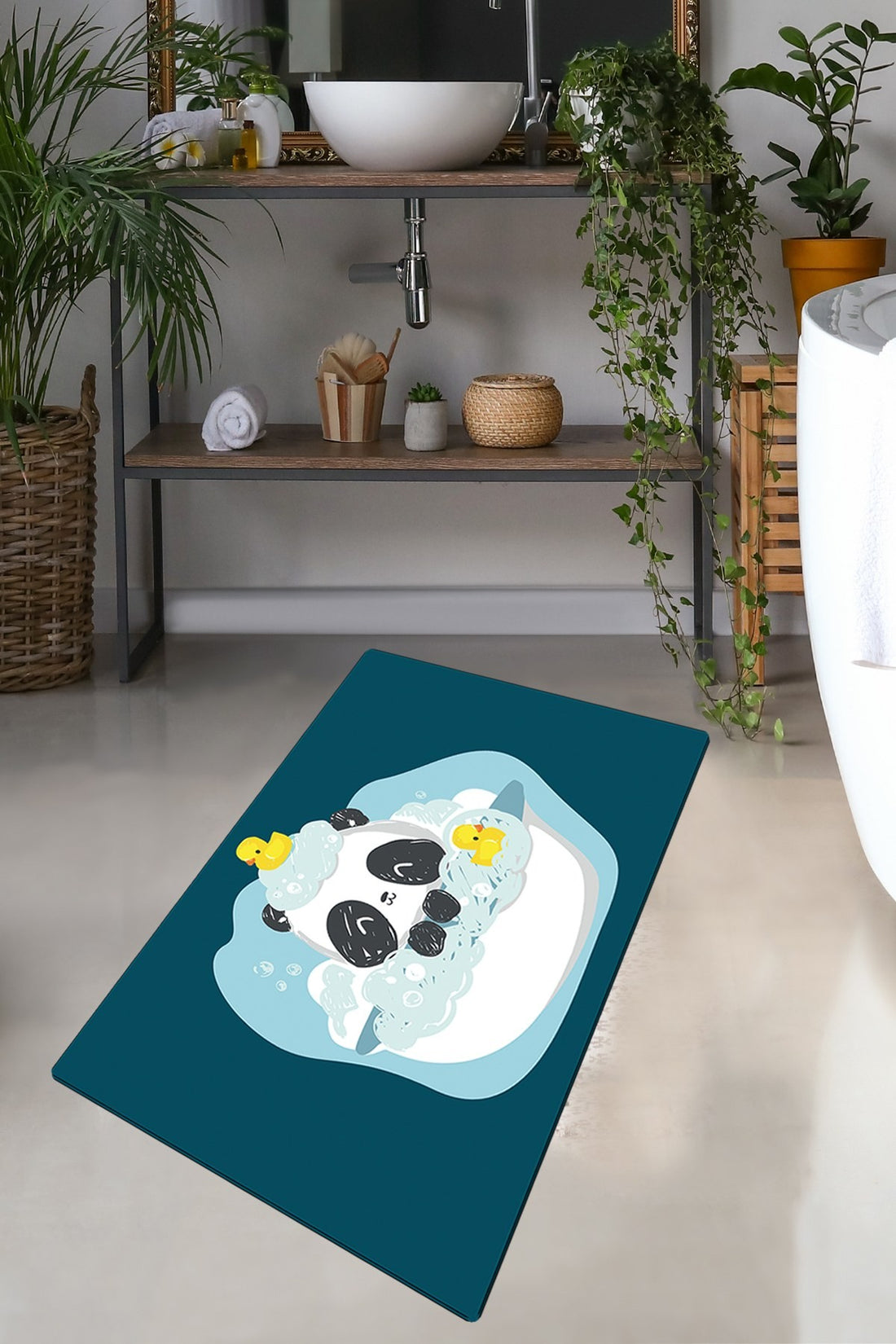 Tapis de bain Panda In The Water