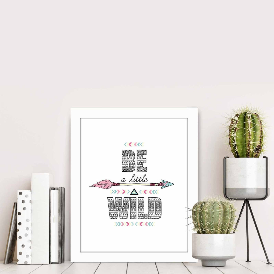 Peinture mdf encadrée décorative BCT-039