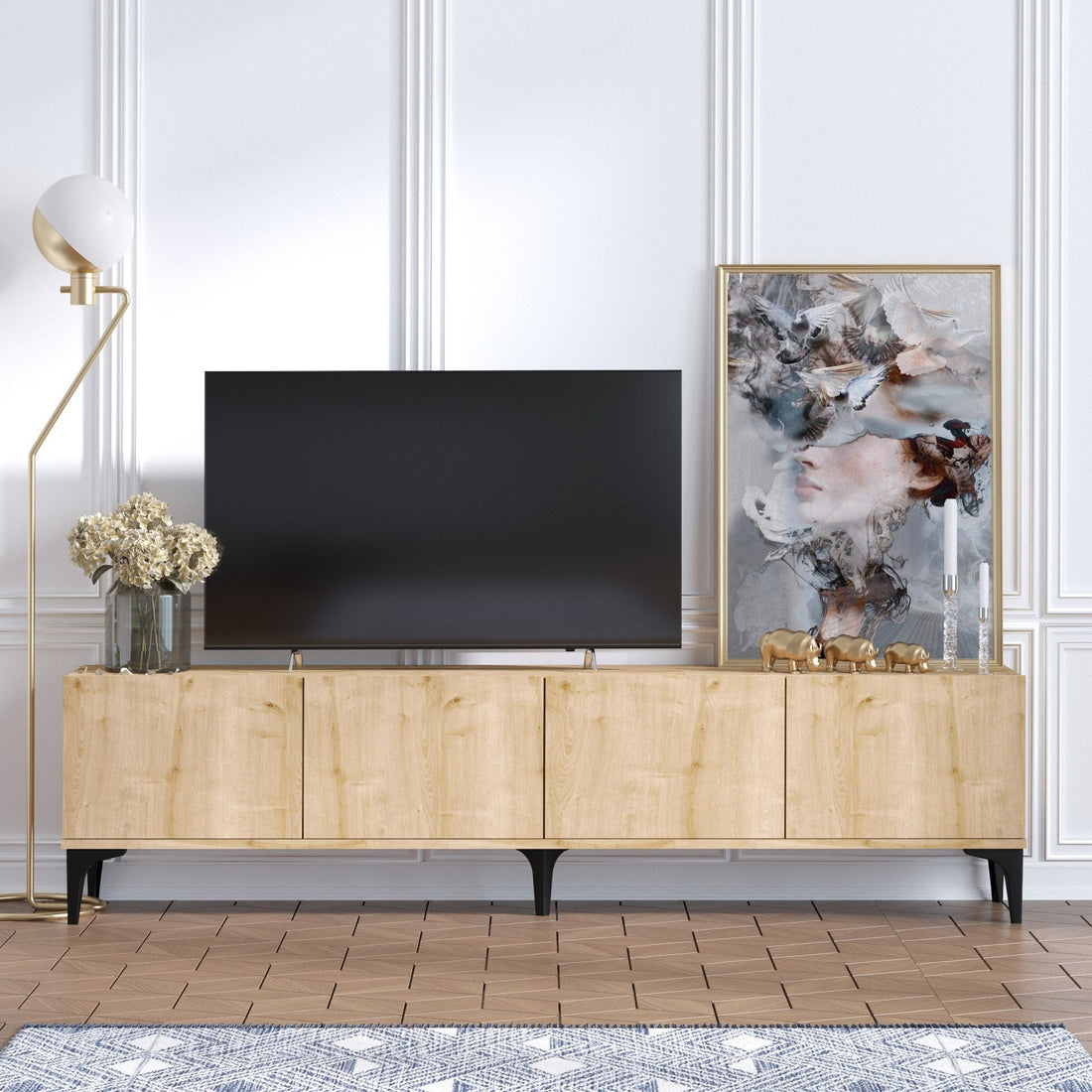 Meuble TV Nora - Sapphire Oak