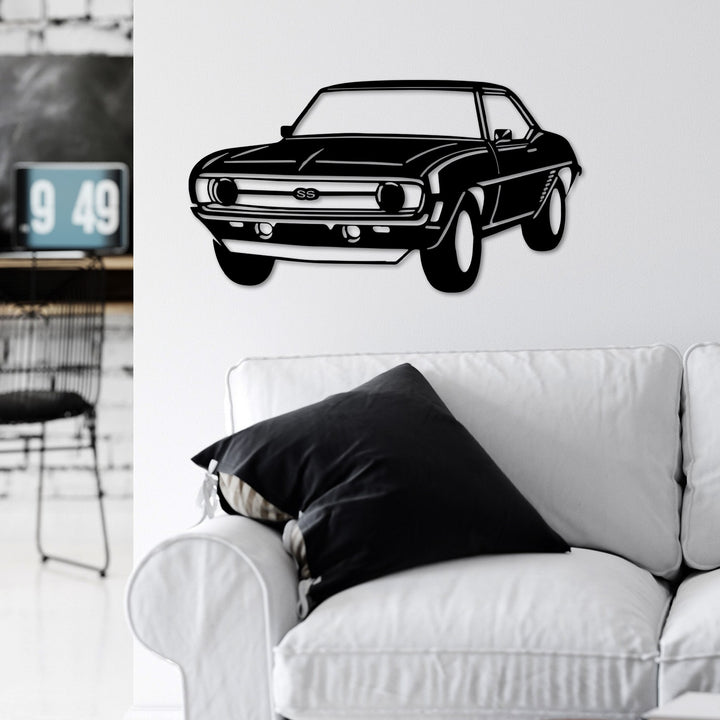 Accessoire mural en métal décoratif Chevrolet Camaro SS
