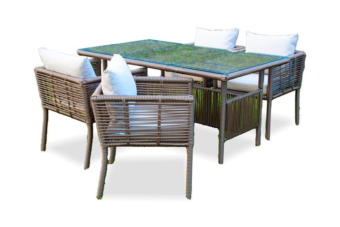 Ensemble de salons de jardin Newyork 150 - Dark Brown