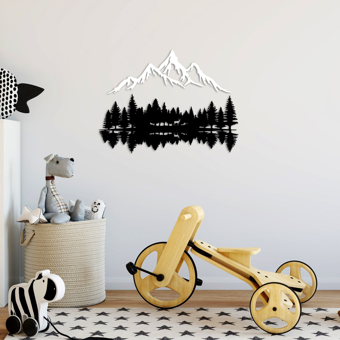 Accessoire mural en métal décoratif Nature And Mountain - 12