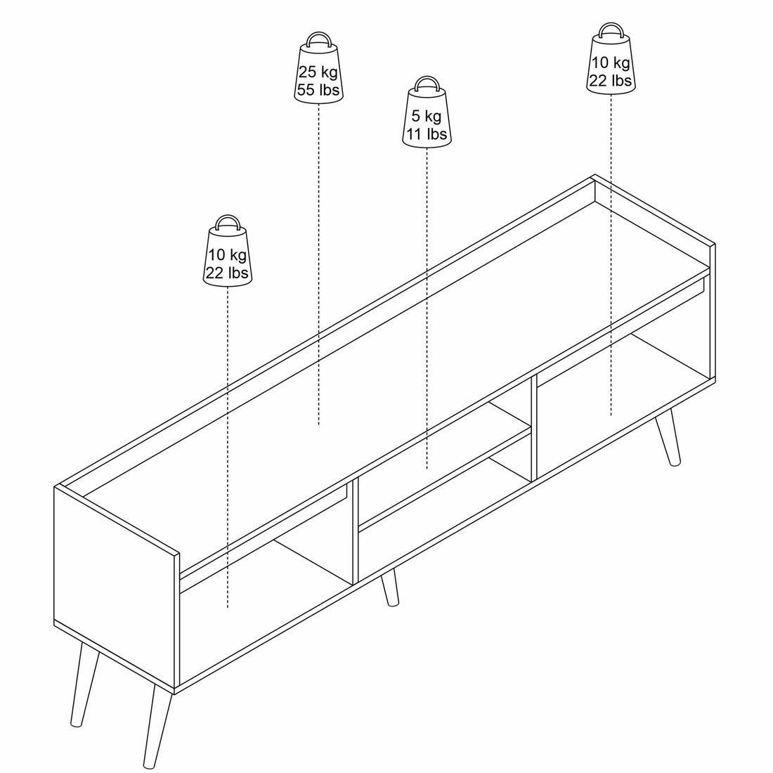 Meuble TV Ostard - 2
