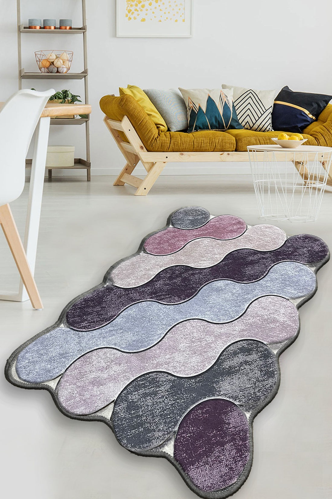 Tapis de bain Circle - Purple