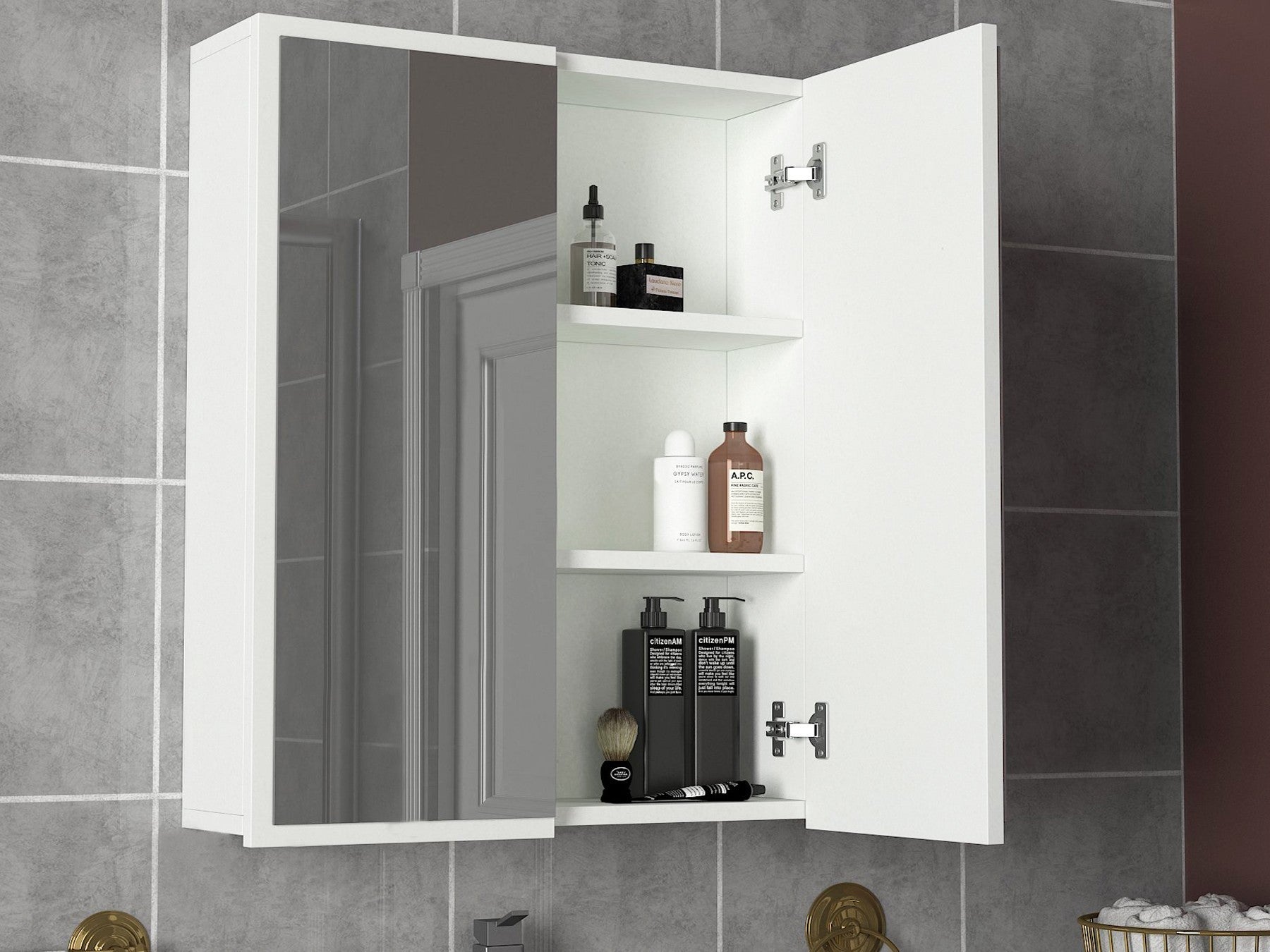 Armoire de toilette Kayla - White