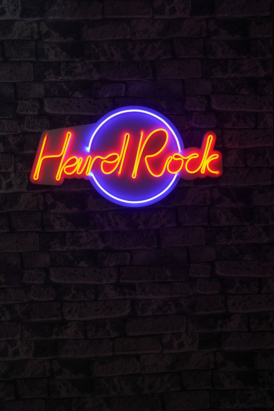 Éclairage LED en plastique décoratif Hard Rock - Blue, Red