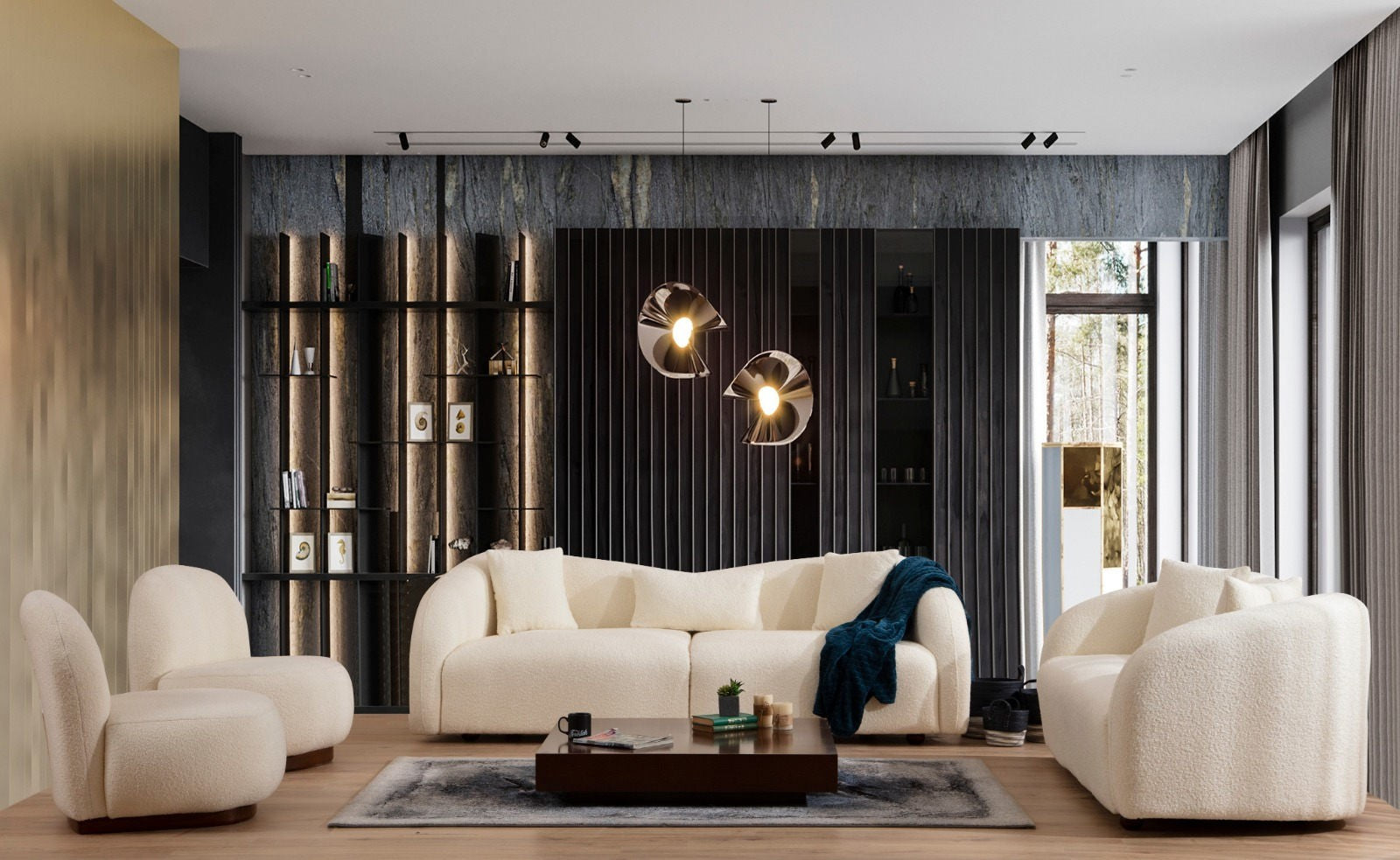 Canapé 3 places Venedik - Cream