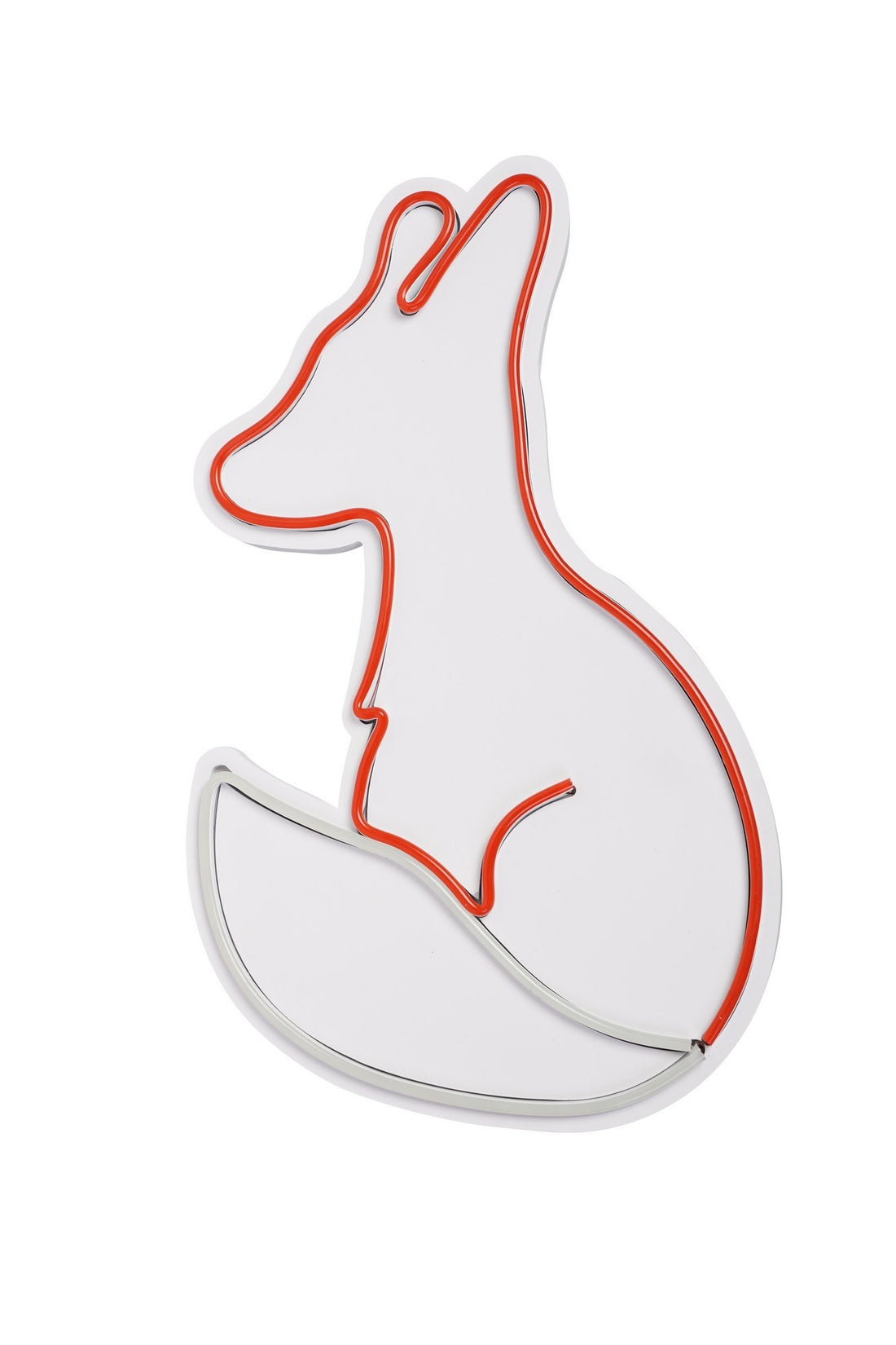 Éclairage LED en plastique décoratif Fox - Red