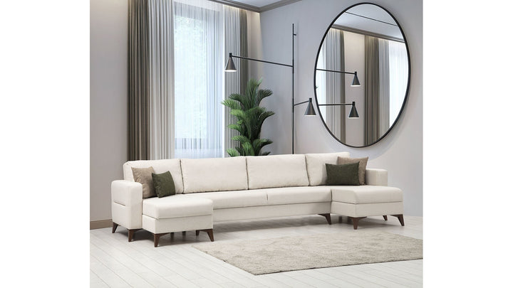 Canapé d'angle Kristal Rest 3+Corner - Beige