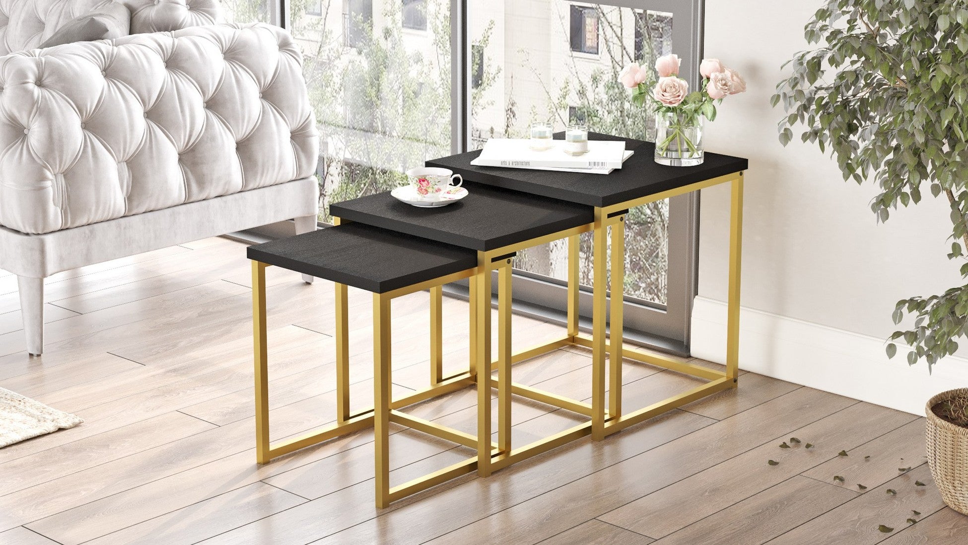 Table de nidification (3 pièces) VG7-LB