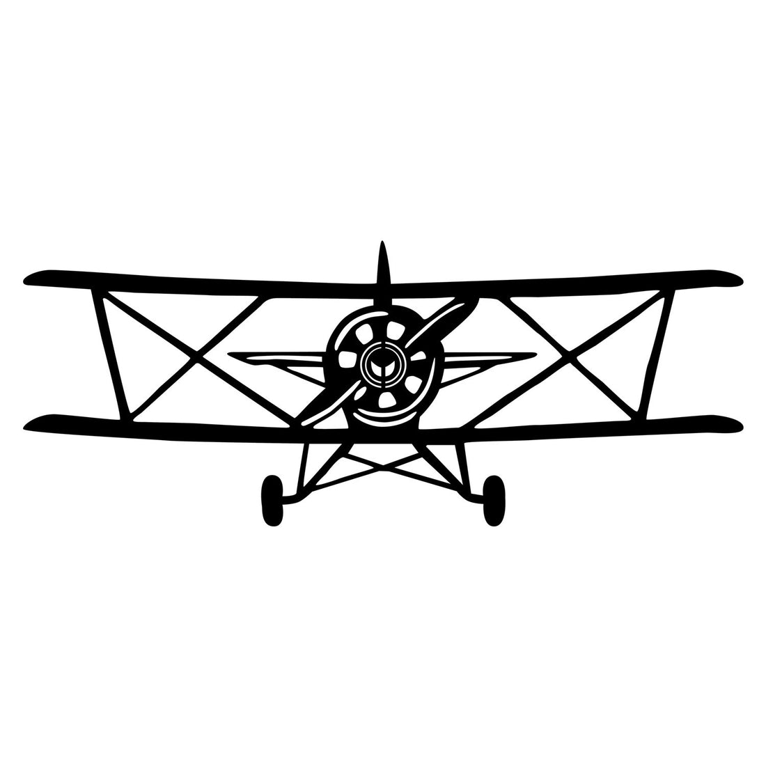 Accessoire mural en métal décoratif Vecihi