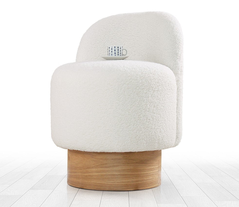 Pouf Monre Teddy - White