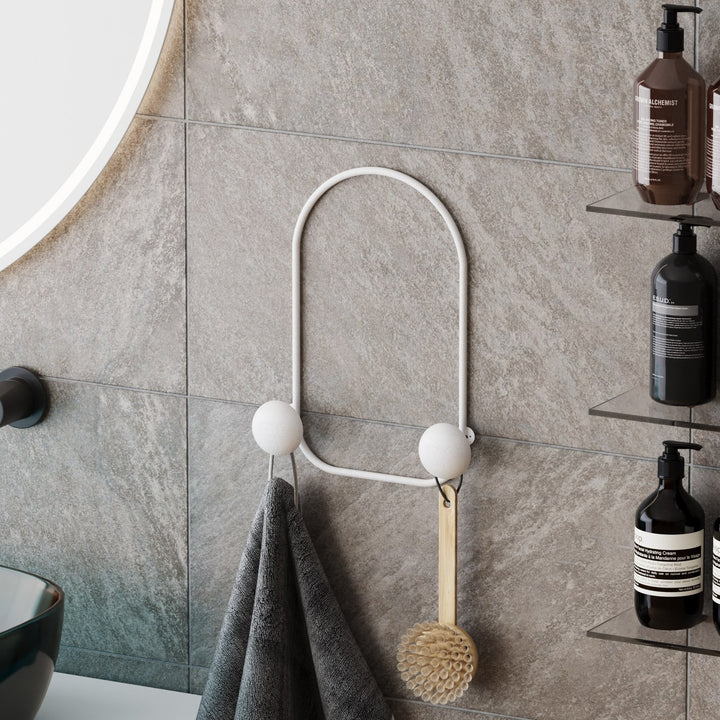 Crochet mural en métal Frog-B