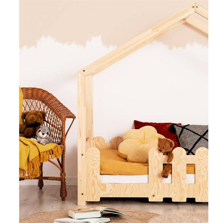 Lit cabane enfant Nature ,bois 90x190cm
