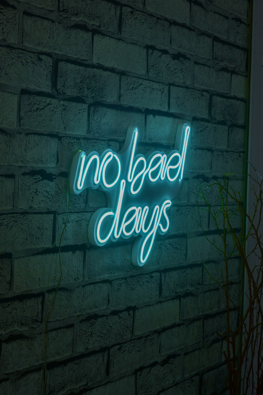 Éclairage LED en plastique décoratif No Bad Days - Blue