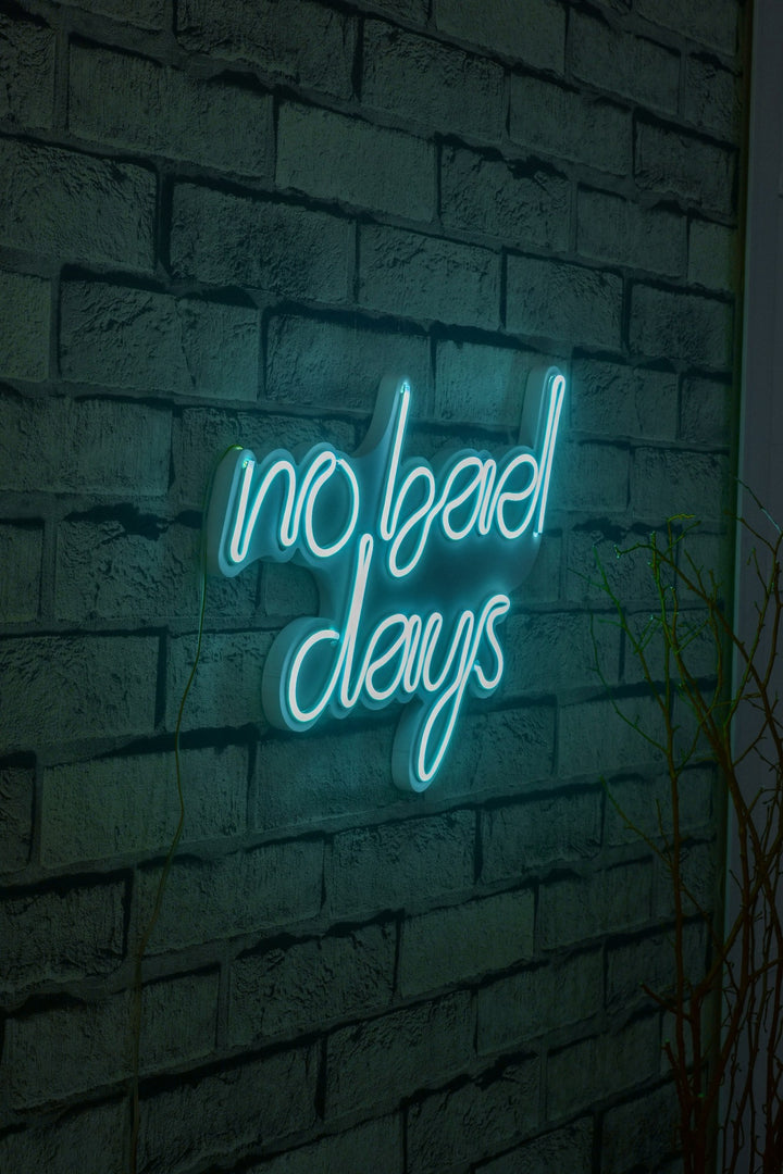 Éclairage LED en plastique décoratif No Bad Days - Blue