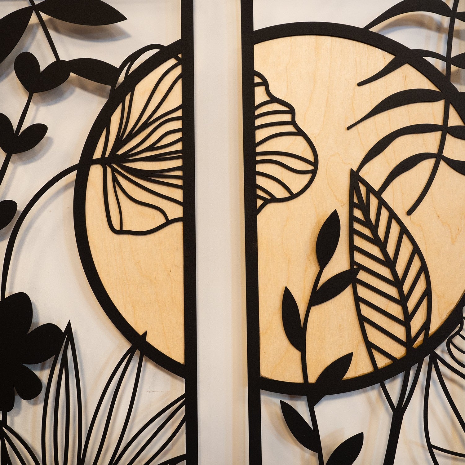 Accessoire mural en métal décoratif Ginkgo Wood - APT601MS