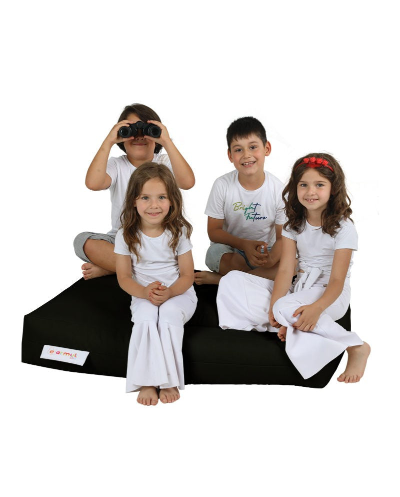 Pouf de jardin Kids Double Seat Pouf - Black