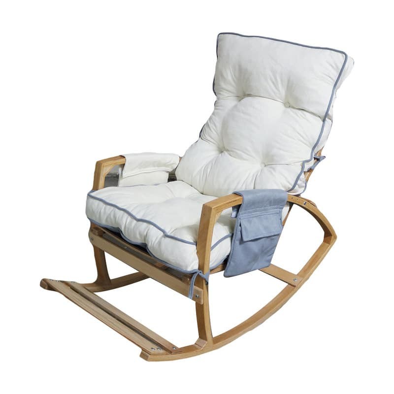 Vezir Lux Fauteuil à bascule gris crème