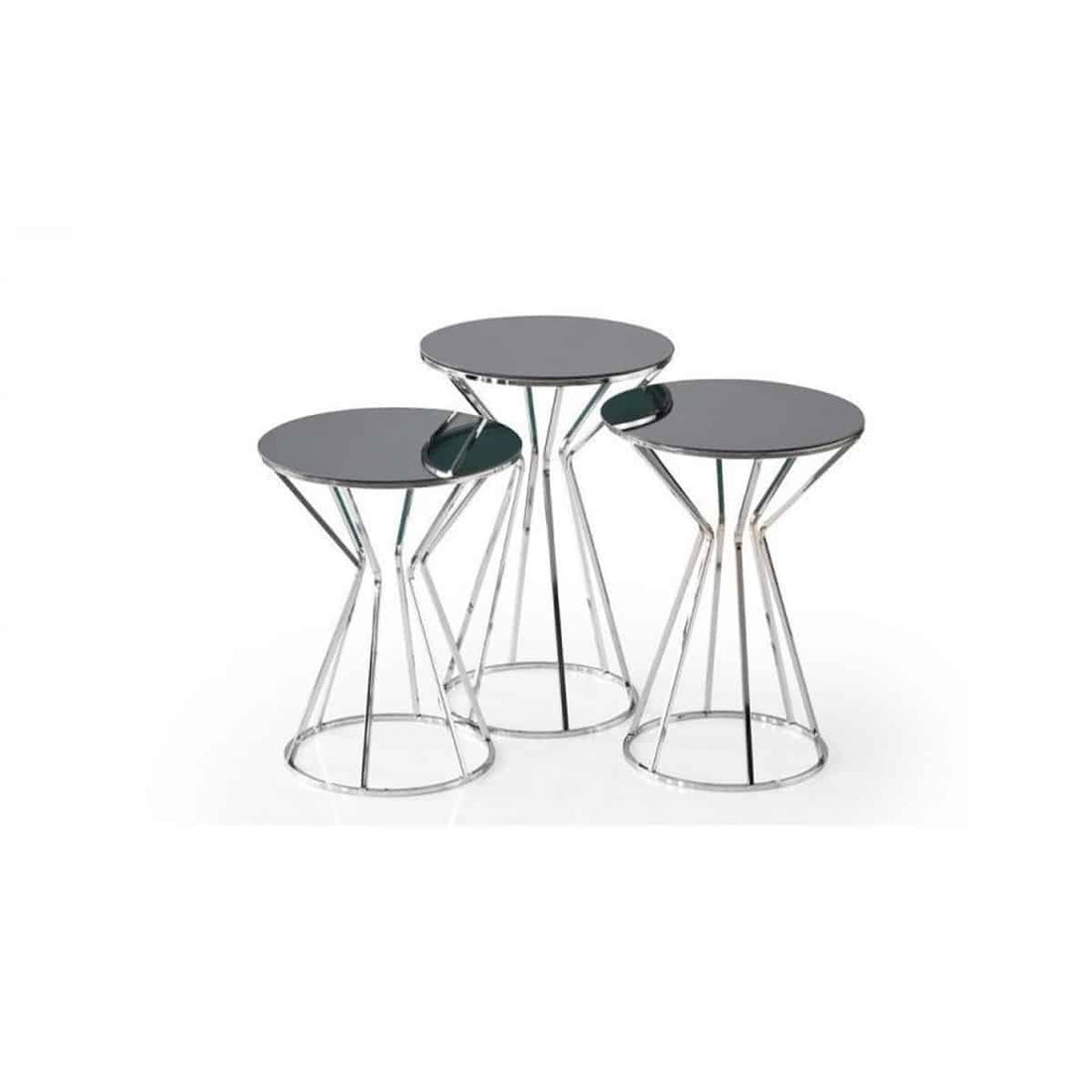 Table gigognes gold (chrome)