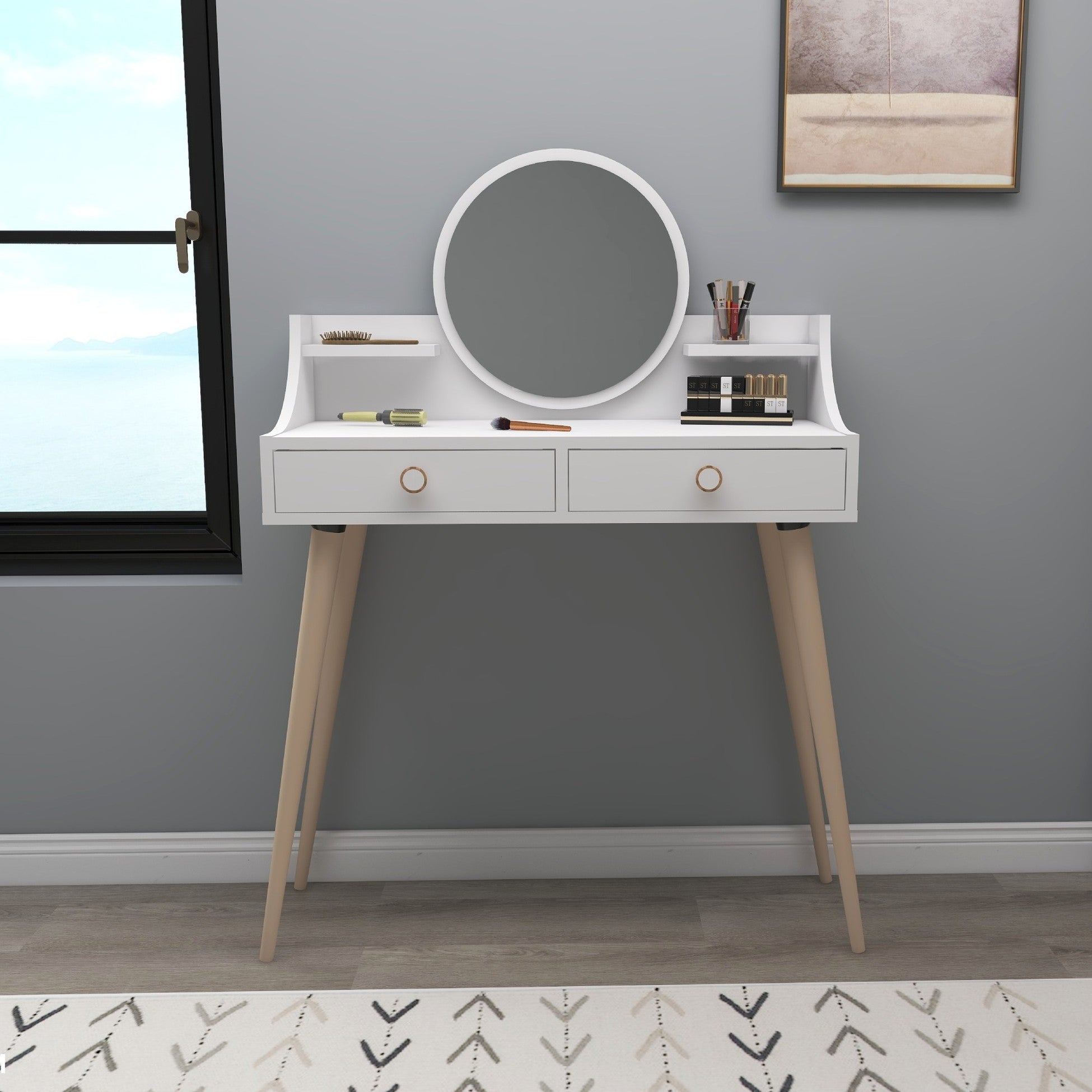Table de maquillage Roys - White