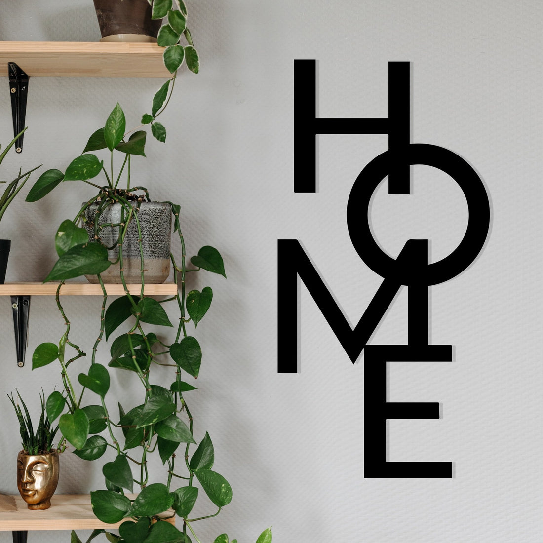 Accessoire mural en métal décoratif Home 5