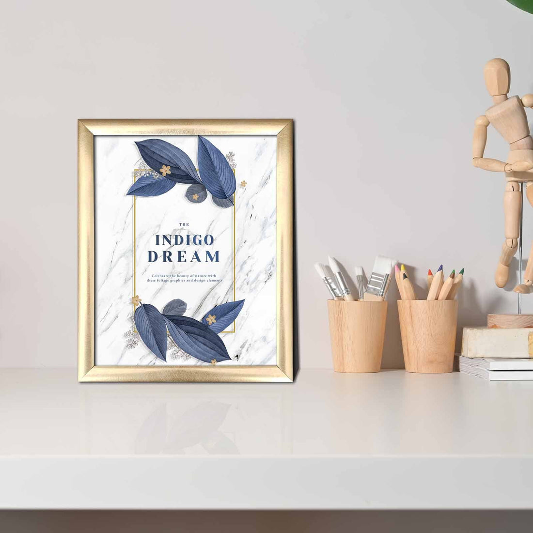 Peinture mdf encadrée décorative ACT-008