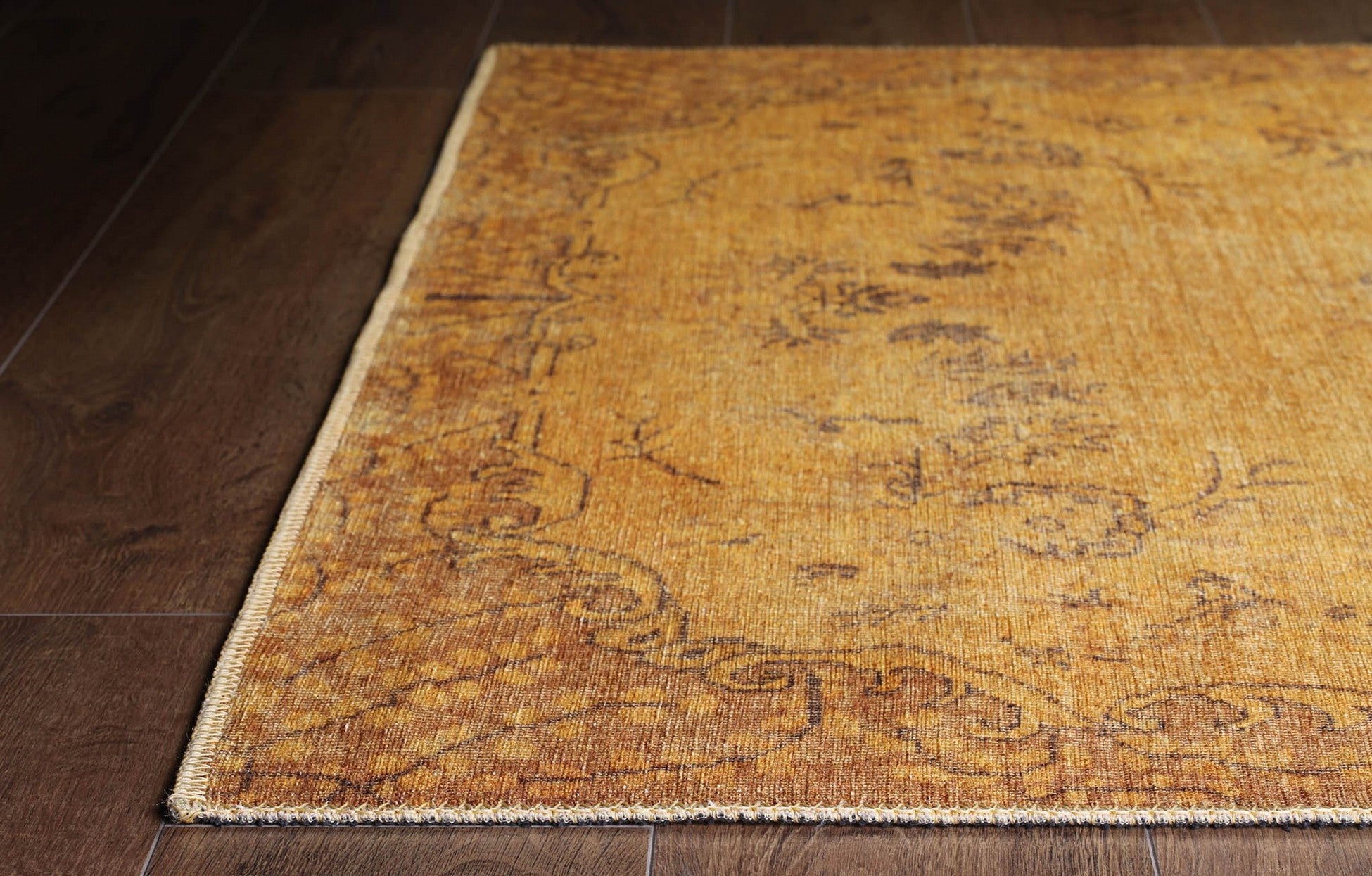 Tapis (140 x 190) Dorian Chenille - Yellow AL 27