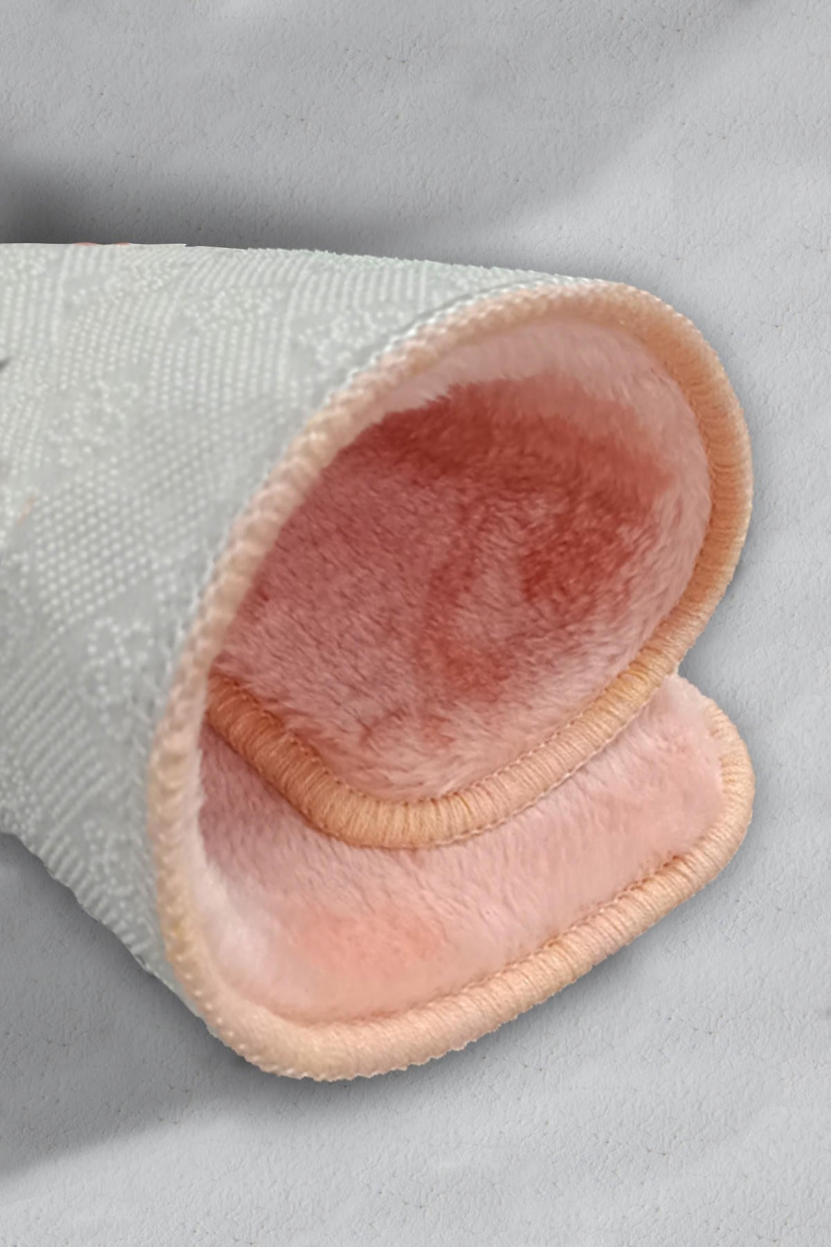 Tapis (100 cm) Wavy Decorative - Pink