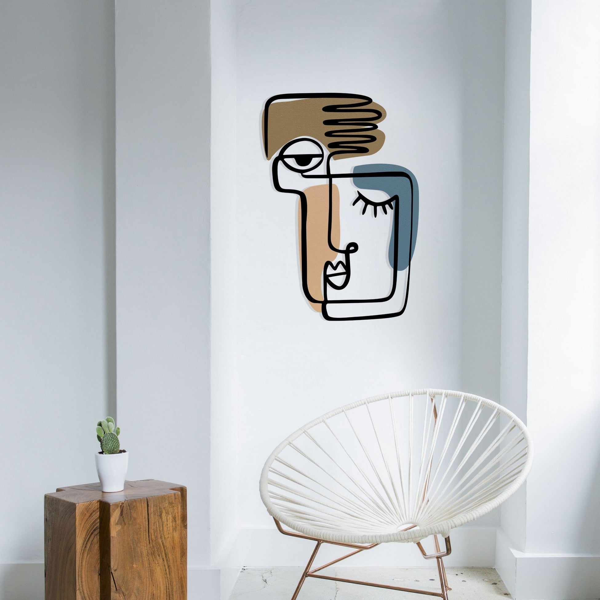 Accessoire mural en métal décoratif Kubizm 24