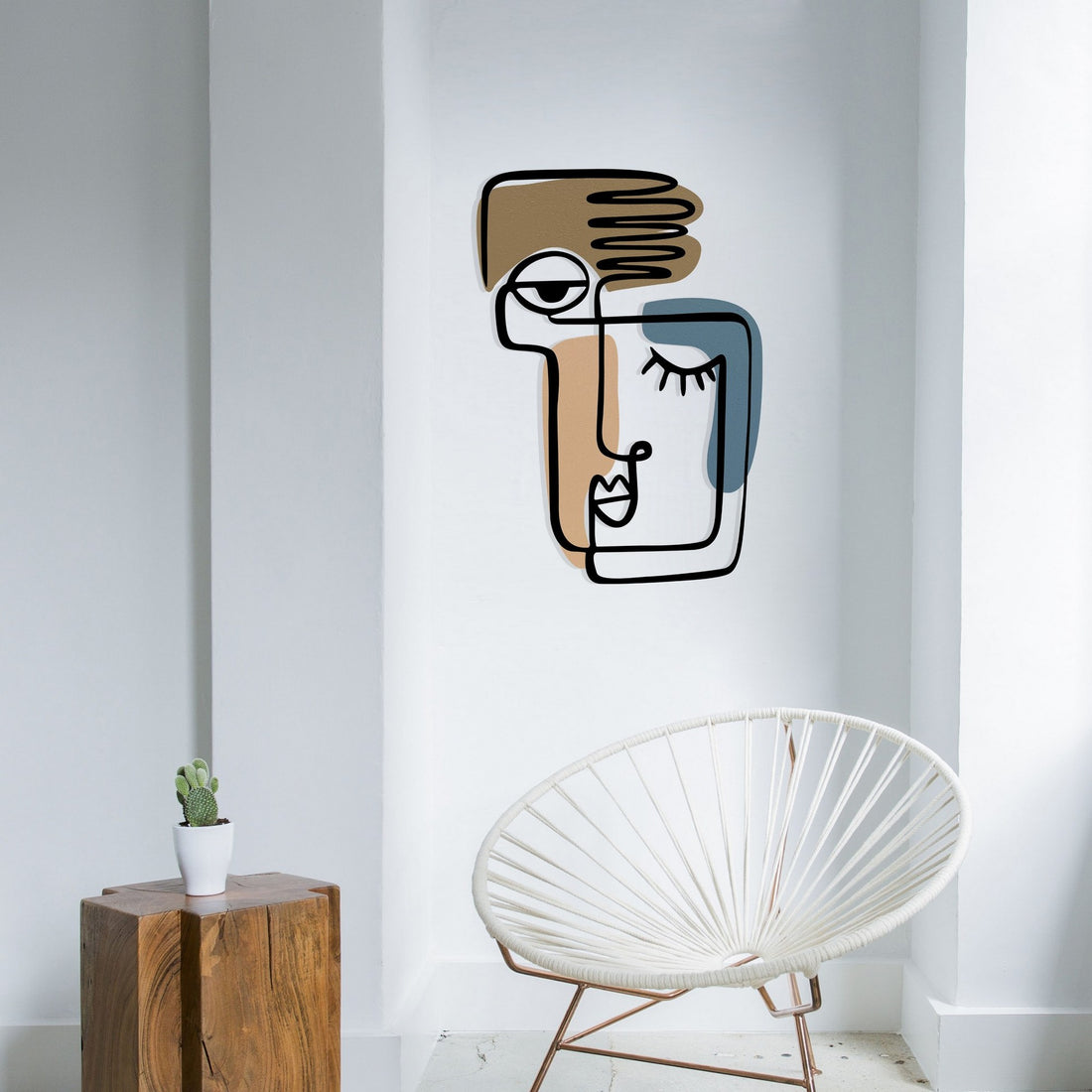 Accessoire mural en métal décoratif Kubizm 24