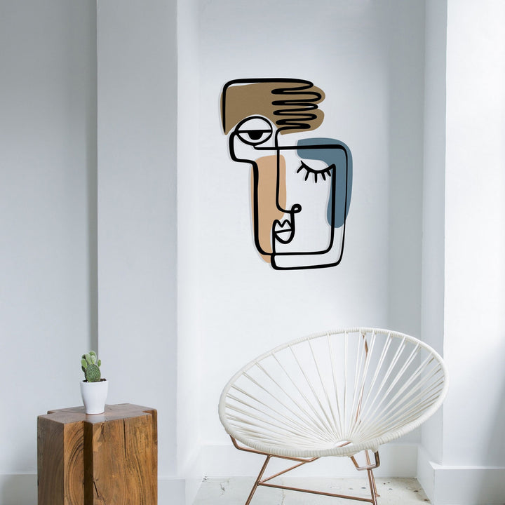 Accessoire mural en métal décoratif Kubizm 24