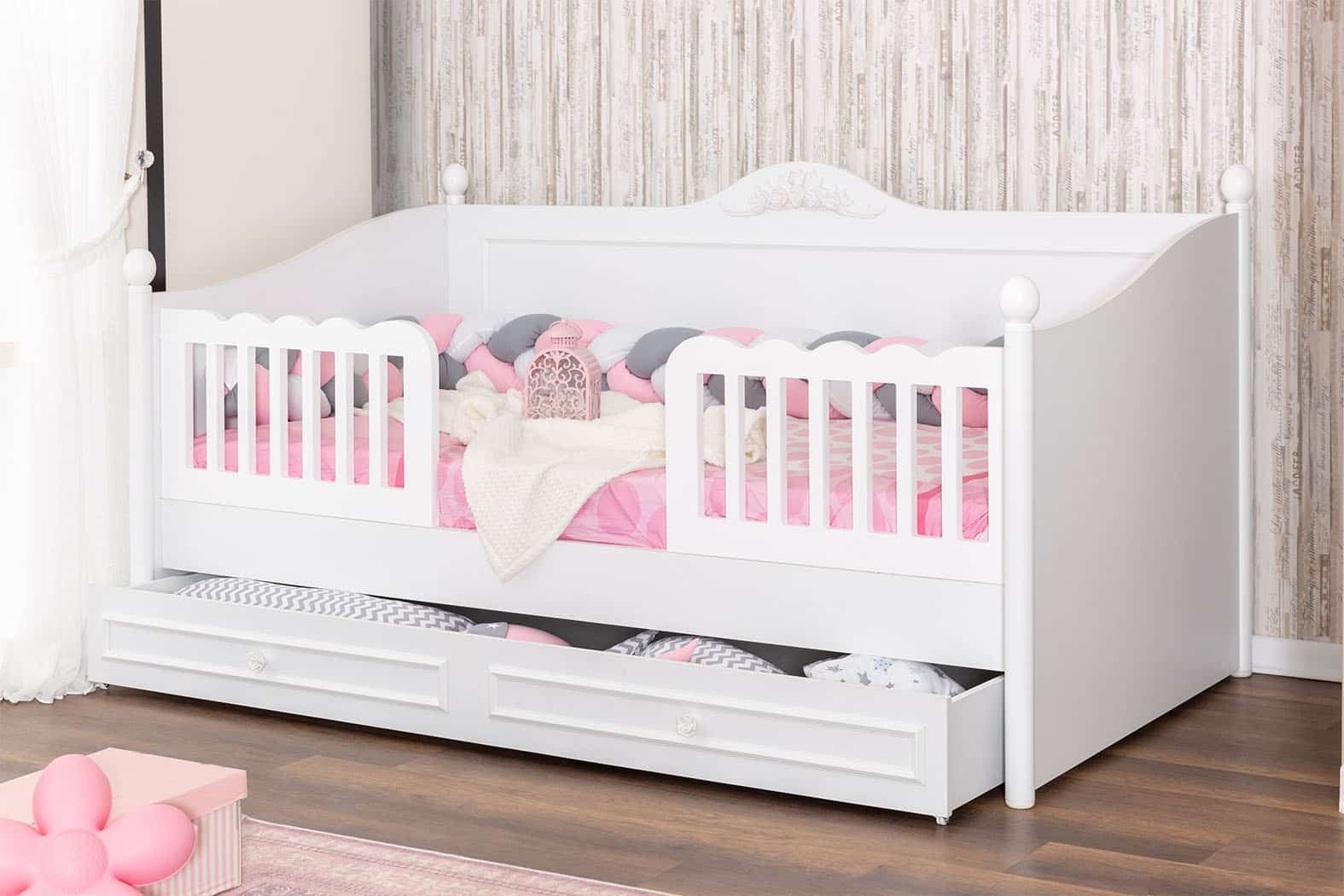 Siena Sultan Lit Montessori Avec Rangement 100x200