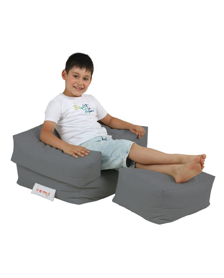Pouf de jardin Kids Single Seat Pouffe - Fume
