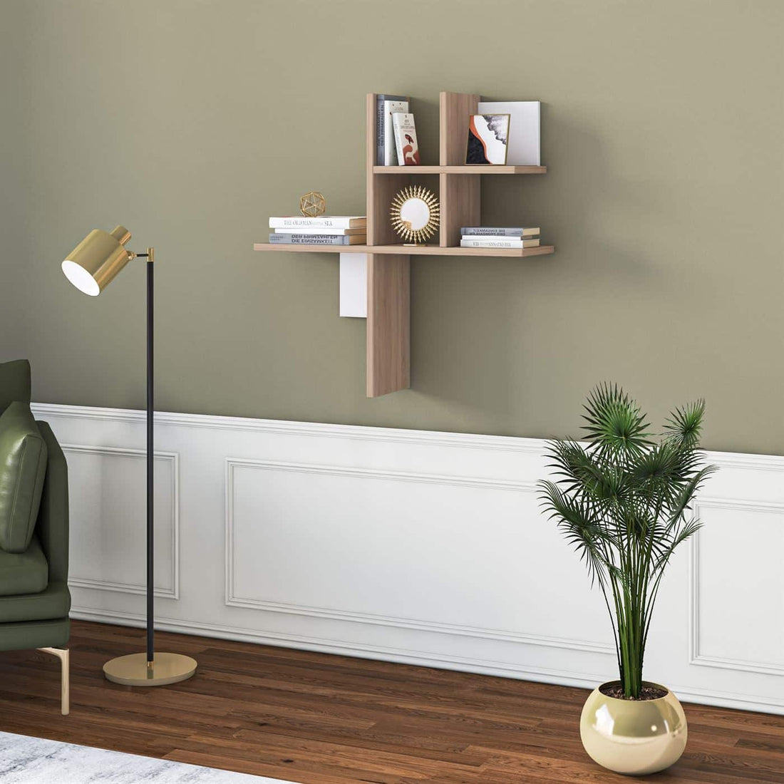 Balance Etagère murale en bois