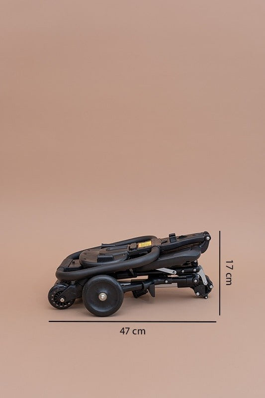 Poussette légère et pliable bidirectionnelle poussoir pare-soleil bébé anti-renversement à quatre roues