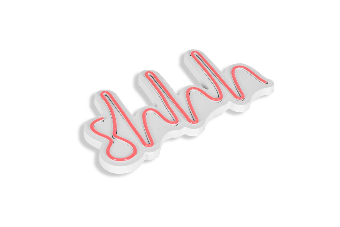 Éclairage LED en plastique décoratif Shhh - Pink