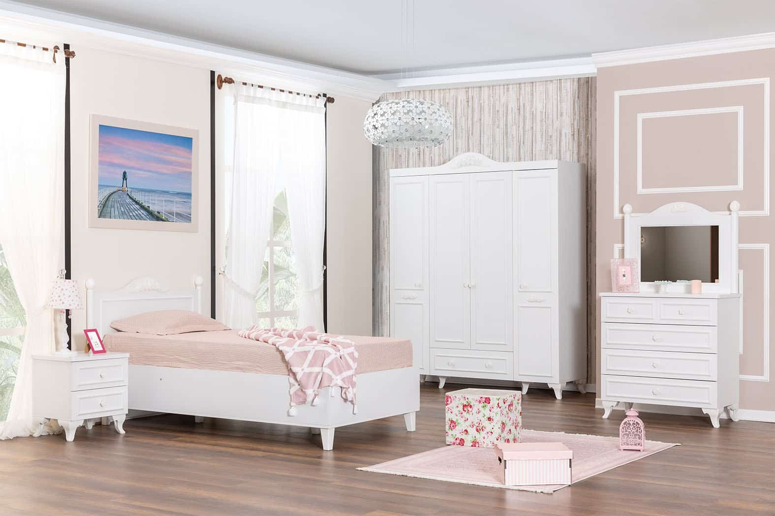 Siena Ensemble chambre enfant/ado complète (6 éléments)