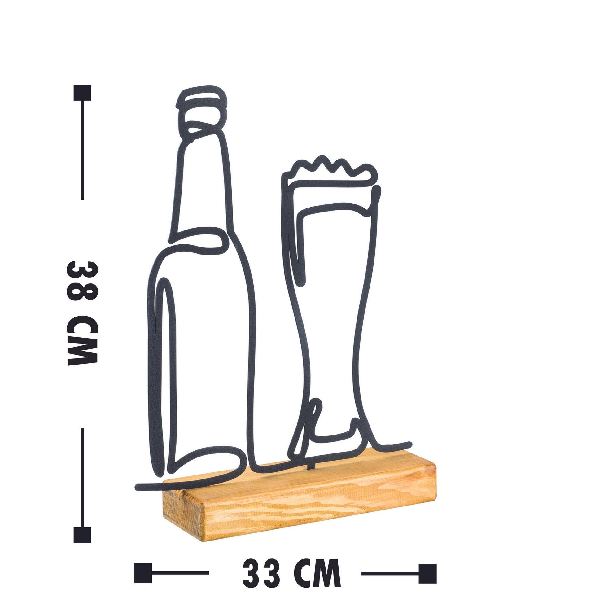 Objet de décoration Beer - Black