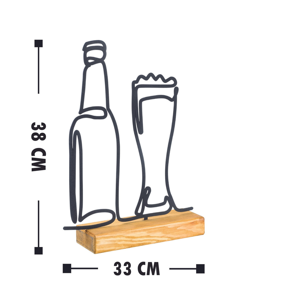 Objet de décoration Beer - Black