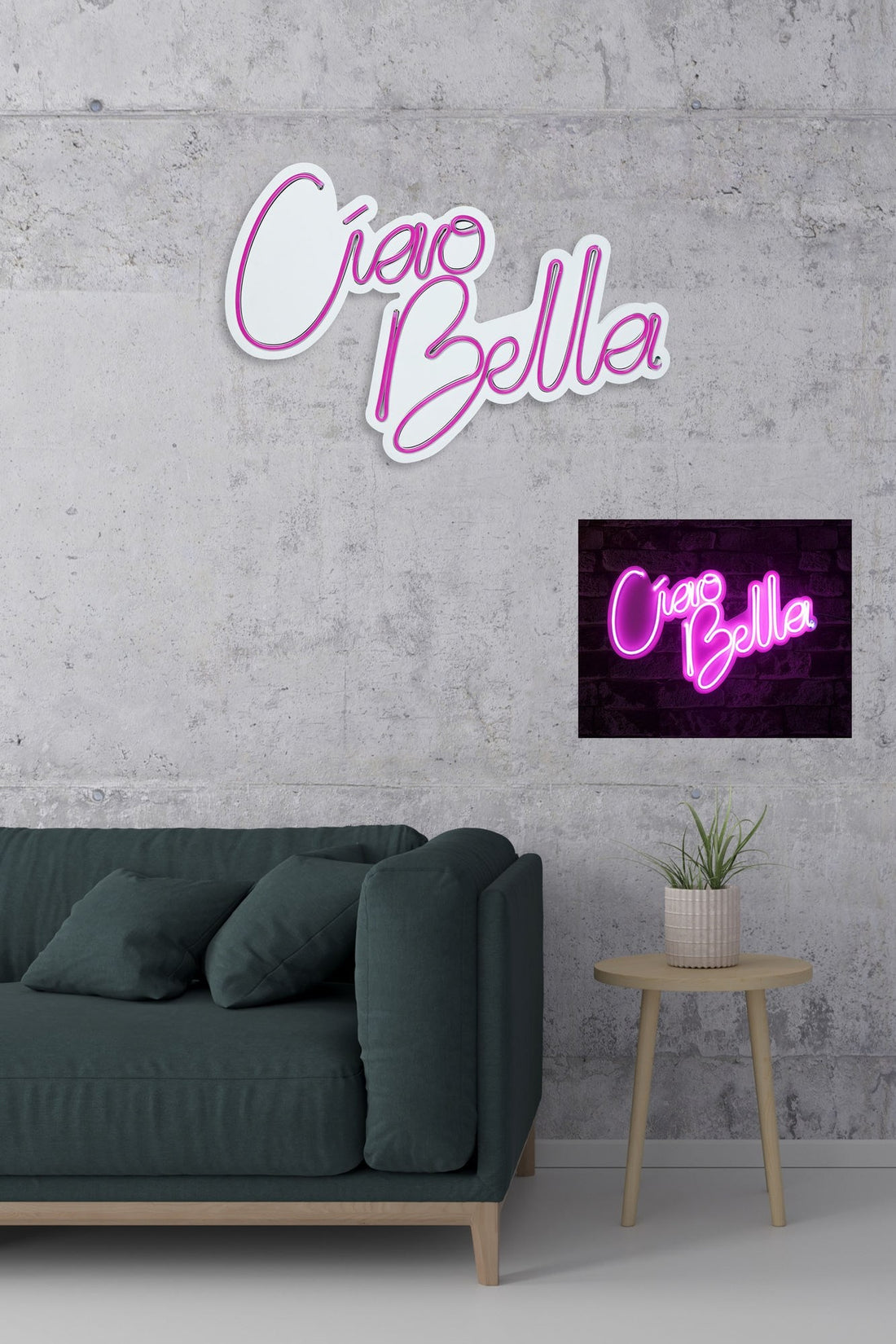 Éclairage LED en plastique décoratif Ciao Bella - Pink