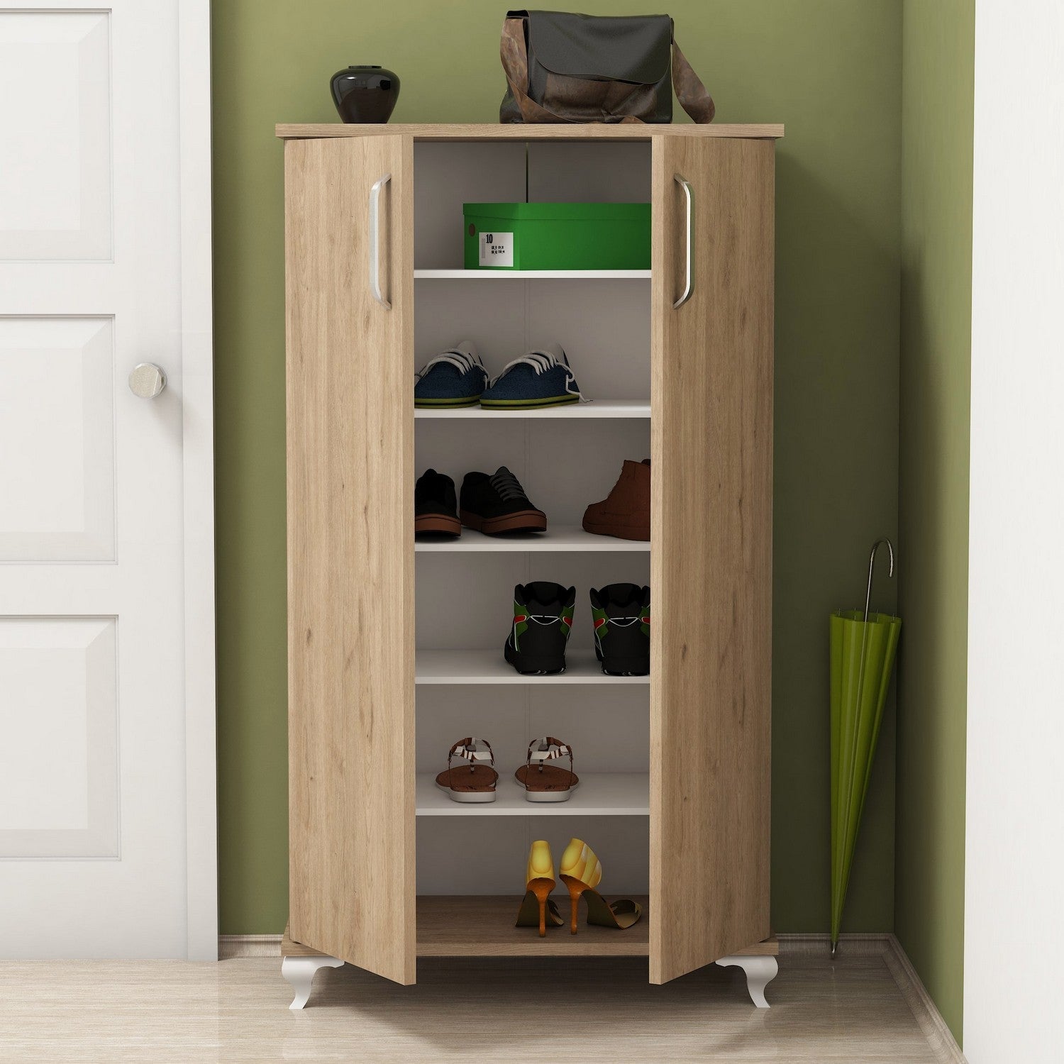 Meuble à chaussures Ari - Walnut