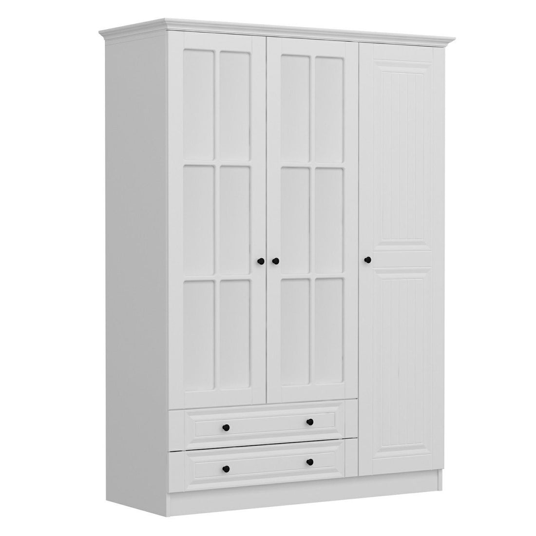 Armoire Kale 3 Mebran Kapak 210 - White