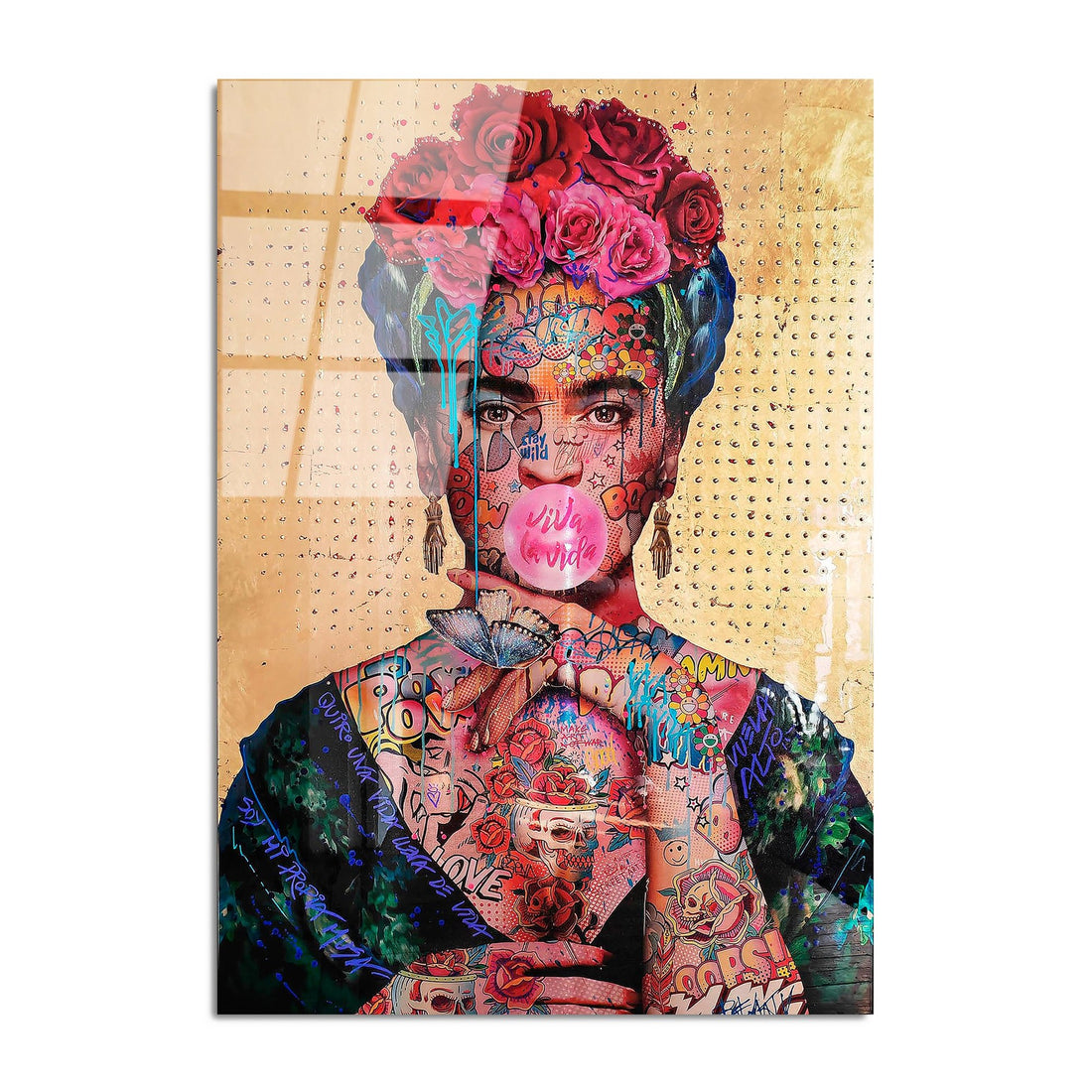 Peinture en verre trempé décoratif UV-722 70 x 100