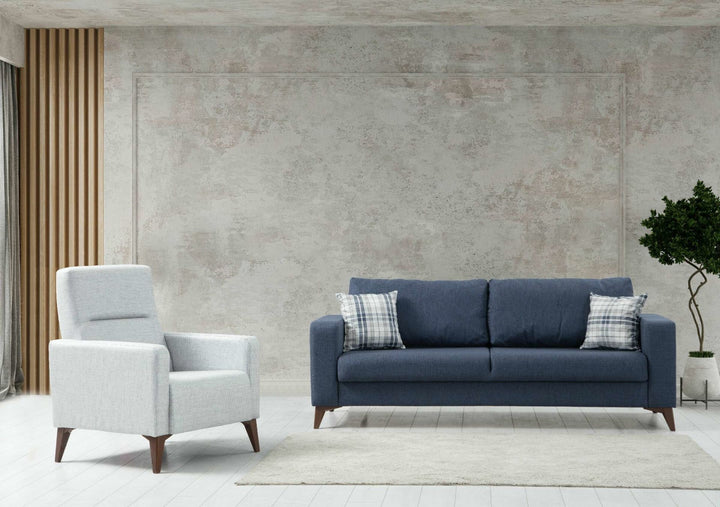 Canapé Kristal 3+1 - Anthracite, Light Grey