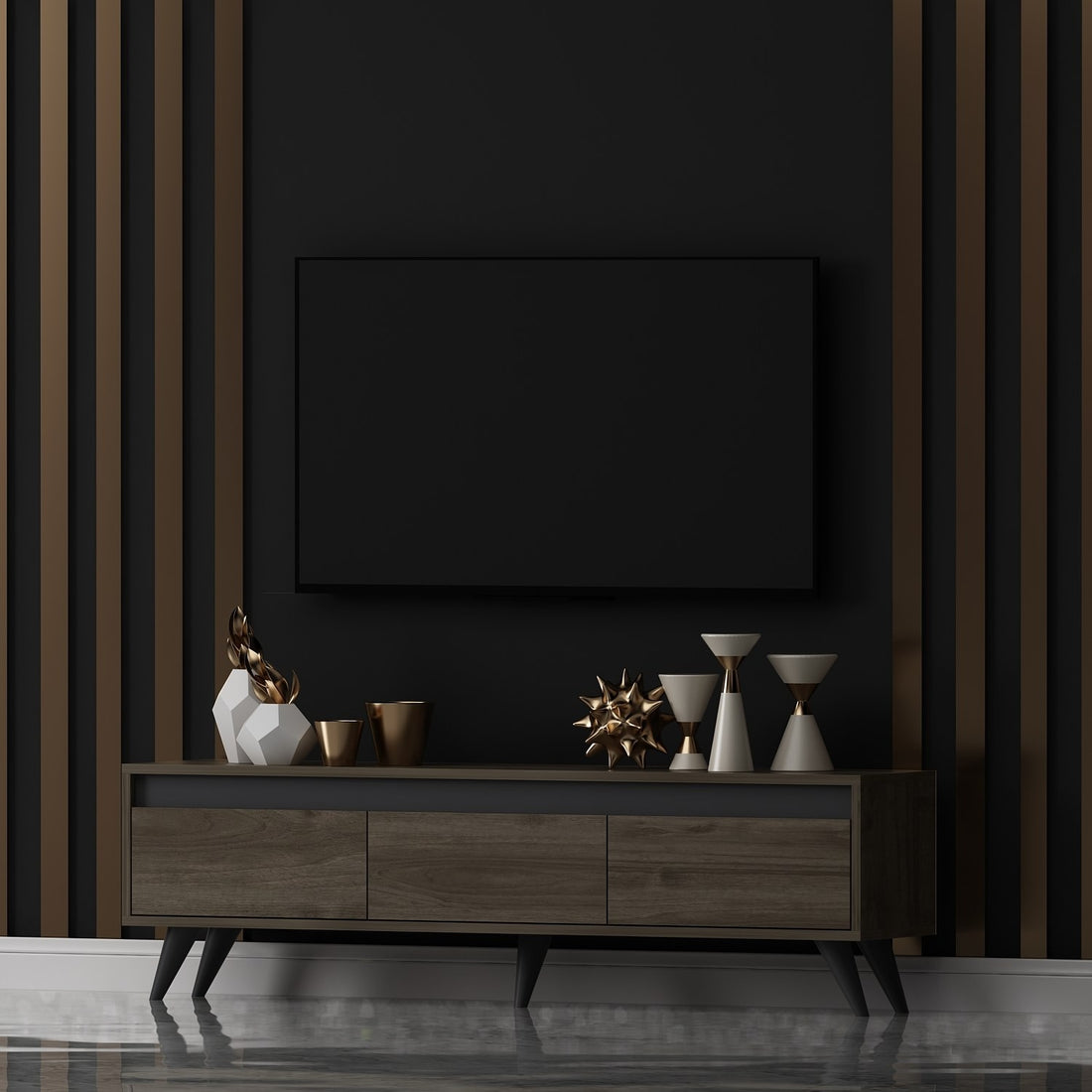 Meuble TV Century - Walnut