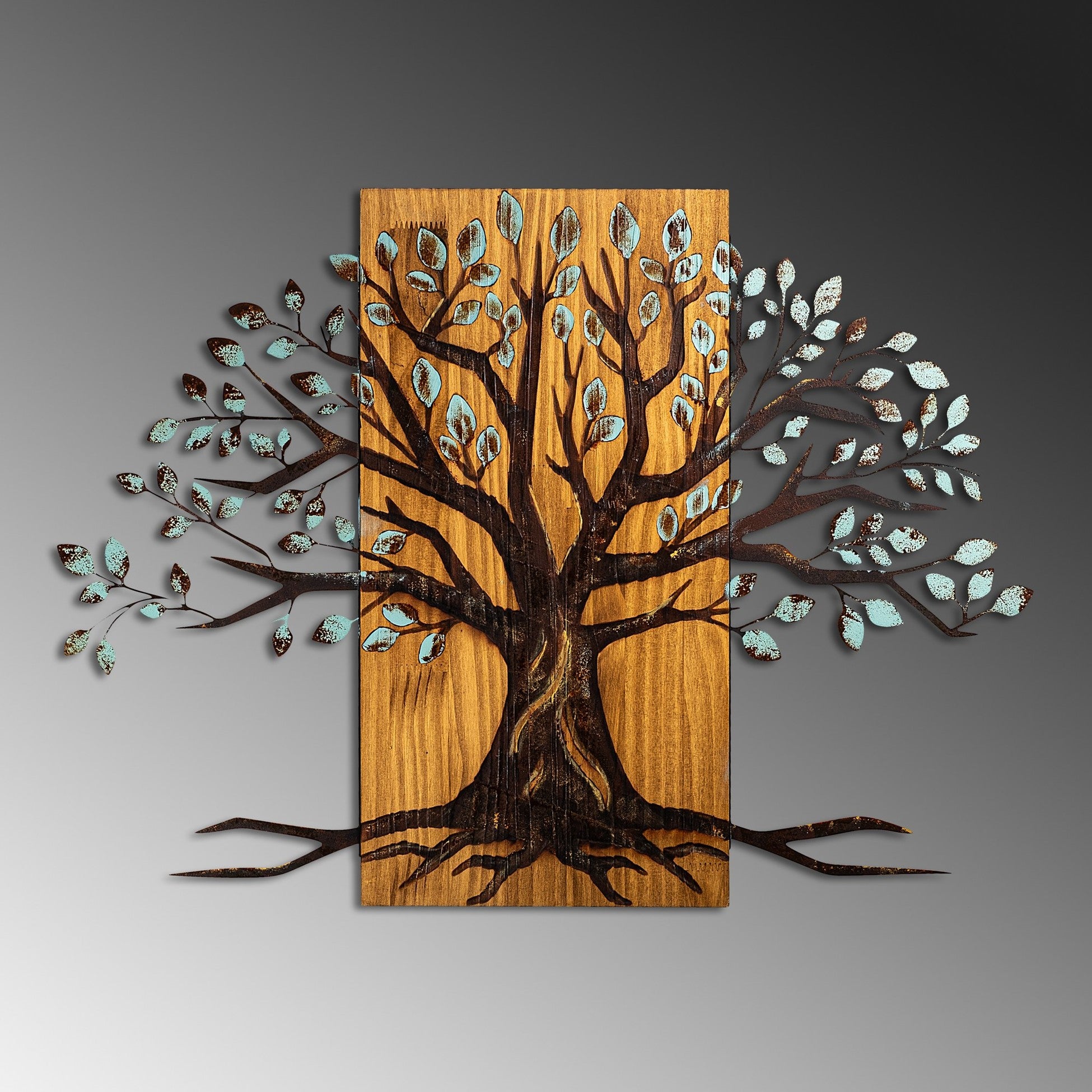 Accessoire mural en bois décoratif Willow - 382-A